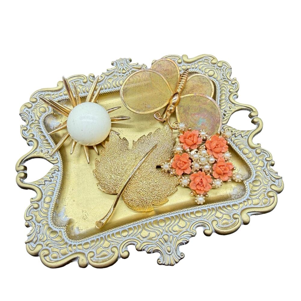 Vintage Brooch Lot: Jewelry Crafting, Repurposing